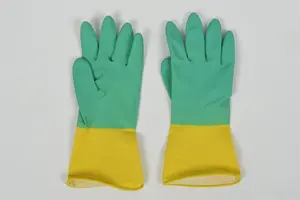 卸売耐久性キッチンクリーニング防水ゴム手袋安全家庭用手袋ロングラテックス食器洗い手袋