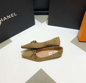 Zapatos sin cordones de oficina de Invierno para mujer, cómodas bailarinas con punta en pico y estampado de leopardo, planos sólidos de verano para mujer - Product Image 6