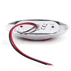 2pcs 24V Car Truck LED Side Marker Light Clearance Lamp Signal Indicator Lamp External Tail Light for <b>Trailer</b> <b>Tractor</b> Bus Van - Product Image 5