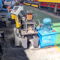 Machine de profilage de cannelures en métal pour profilés Omega, ligne de production de profilés en tôle galvanisée pour supports de construction