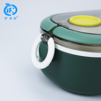 Boîte de rangement en gros, boîte à lunch bento compatible micro-ondes, boîte à lunch étanche, mini boîte à lunch en plastique pour enfants, conteneur alimentaire avec couverts