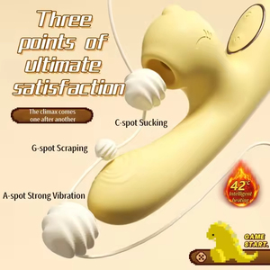 Heated Constant Temperature Rechargeable <b>Vibrator</b>, Sex Toy, Female Rabbit <b>Vibrator</b> with Stimulation - Product Image 5