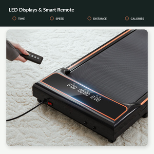 Wholesale Portable <b>Walking</b> <b>Pad</b> Treadmill Compact Under Desk Electric <b>Walking</b> Machine Low Noise Adjustable Speed for Home Office - Product Image 3
