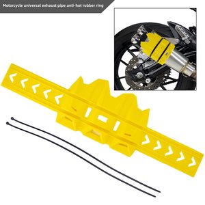 Universal Motorcycle Exhaust Heat <b>Shield</b> Cover Muffler Pipe <b>Guard</b> Leg Bumper - Product Image 5