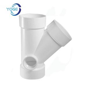 Chất lượng cao <span class=keywords><strong>PVC</strong></span> ASTM 2665 6-inch dwv Y TEE vuông thương mại và hộ gia đình thoát nước phụ kiện đường ống với keo kết nối - Product Image 4
