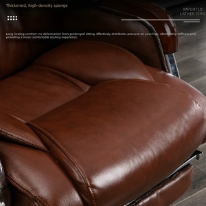 <span class=keywords><strong>Chaise</strong></span> <span class=keywords><strong>de</strong></span> <span class=keywords><strong>bureau</strong></span> pivotante exécutive <span class=keywords><strong>scandinave</strong></span> moderne ergonomique en cuir PU - Product Image 3