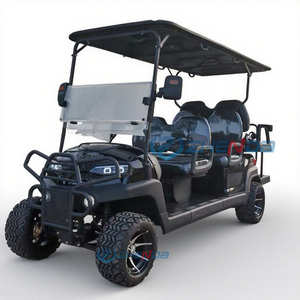 Parabrisas para Carro de Golf Eléctrico Club Car, Carro de Golf de 4 Plazas, Negro, Soporte para Teléfono para <span class=keywords><strong>vw</strong></span> Golf 8 - Product Image 1