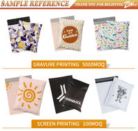 Plastique recyclable rose personnalisé pour poly enveloppe pour vêtements chaussures et maillots de bain expédition pour sac d'expédition de courrier