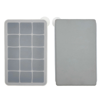 Moule flexible sans BPA pour purée de nourriture pour bébé et sucettes glacées maison Plateaux à glaçons en silicone
