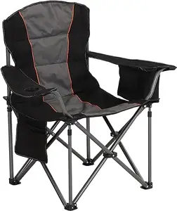 New Design Folding Camping Chair With Cooler Bag Foldable Outdoor Camping Chair Folding Beach Camping Travel Chair