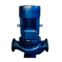 Pompe centrifuge verticale mince ISG à faible frottement d'arbre, large plage de débit, pour circulation d'eau froide et chaude en immeubles de bureaux