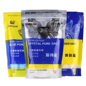 Sal Pura Cristalina Sunsun 500g Esterilización Para Peces Ornamentales - Product Image 1