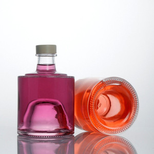 Bán Sỉ Chai Rượu Vodka Rượu Whisky 250Ml 375Ml Chai Tròn Có Thể Xếp Chồng Được Chai Rượu Gin Nhỏ Dễ Thương - Product Image 3