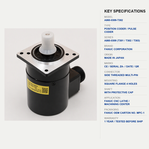 Codificador de Posición Alpha Fanuc A860-0309-T302, Codificador Rotatorio, Codificador de Pulsos, Retroalimentación para Tornos CNC, Venta al por Mayor de Fábrica - Product Image 4