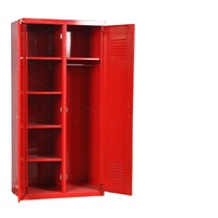 Armoire à vêtements à deux portes Armoire de placard en métal Armoire de classement en acier