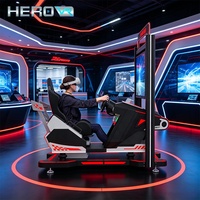 Simulador de Carreras HEROVR Popular con Controles de Conducción Realistas para Centros de Entretenimiento