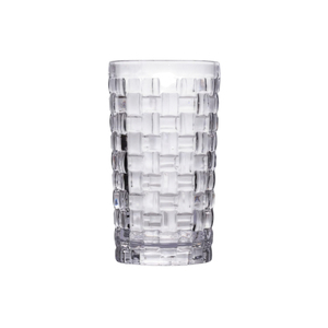 Gobelet à boisson en plastique transparent moderne HALO, tasse texturée réutilisable pour la maison, la cuisine, les restaurants et les hôtels - Product Image 3