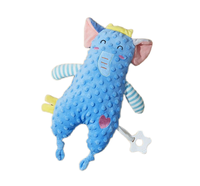 TK Doudou apaisant en coton PP pour nouveau-né, couverture de confort sécurisée pour bébés à mâcher, aide au sommeil, jouet marionnette lapin