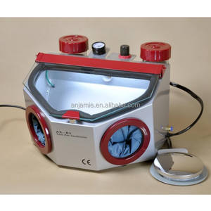 Unità di Sabbiatura Fine per Laboratorio Dentistico con Illuminazione LED e Cassetto Raccoglipolvere - Product Image 2