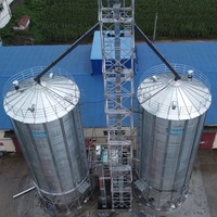Réservoir en soie ondulé 500t, pour le stockage des grains et des granulés