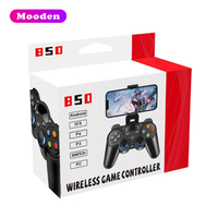 Control Inalámbrico para Juegos Mooden B50 con Soporte, 2.4G, Vibración, Retro