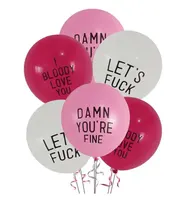 10 дюймов забавные День Святого Валентина День Валентина воздушных шаров из латекса, кляп подарок для мужчины на день рожденья, для детей, для вечеринок, на день рождения вечеринок в западном стиле; Для выпускного