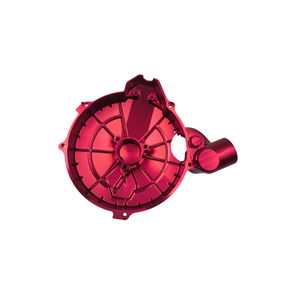 Machining Red Aluminum Components Precision Milling Turning Service OEM CNC Machined Anodized - Product Image 1