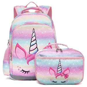 Customized Children School Bags New Kindergarten Bookbag Cute High Quality Lightweight With Lunchbox