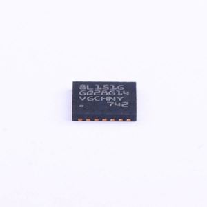 ไมโครคอนโทรลเลอร์ 8 บิต STM8L STM8 CISC หน่วยความจำ 16KB แรงดันไฟฟ้า 2.5V/3.3V 28 ขา UFQFPN T/R - แบบเทปและแบบม้วน STM8L151G4U6TR - Product Image 1