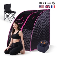 Sauna Portátil Tradicional de Vapor Húmedo para Uso Personal en Casa, Dormitorio, Spa, Relajación, para Sala de Estar