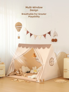 Piccola <span class=keywords><strong>tenda</strong></span> in tessuto per interni, base segreta per bambine, <span class=keywords><strong>casetta</strong></span> giocattolo per principesse, per neonati e bambini - Product Image 5