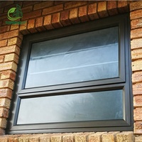 -Colgado sol protección Ventana de privacidad de doble acristalamiento de aluminio toldo ventana con pantalla