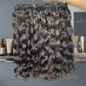 Extensiones de Cabello de Alta Calidad con Doble Trama, 100g - Varios Estilos Rizados: Ondulado Profundo, Suelto y Kinky - Product Image 1