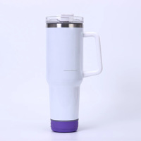Botol air minum Speaker cerdas Bluetooth 40oz, Tumbler musik cerdas portabel dengan sedotan dan tutup