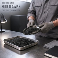 Grains abrasifs industriels en carbure de silicium noir pour le débavurage des métaux, la découpe de pierres et le sablage de surfaces
