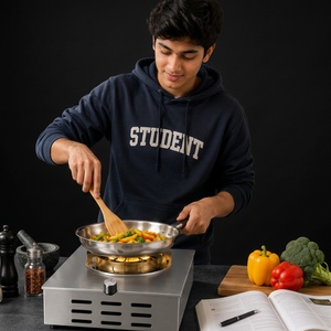 Grey Plasma Electric Flame <b>Stove</b> | Fast Smokeless Gas-Free Portable Single Burner Cooking <b>Stove</b> for Home Kitchen and outdoor - Product Image 5