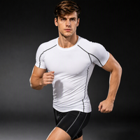 Maillot de sport élastique moulant pour homme – Short de compression pour l'entraînement