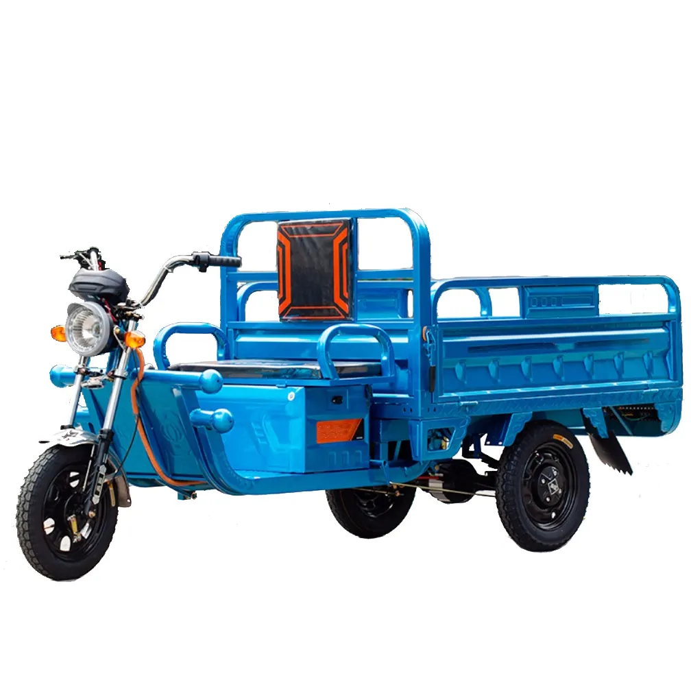 New Human Tricycle Loader Cargo Tricycle 3 Wheeled Motorcycle Agricultural Tricycle Motor Trike Electric Vehicle with Good Price