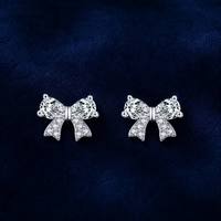 Perhiasan Perak 925 Sterling Model Pir Berhiaskan CZ Anting Tusuk Wanita Elegan Manis Grosir Campuran