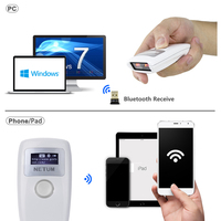 Lecteur de codes-barres de poche Netum MT-Z2S CMOS 2D sans fil Bluetooth USB WiFi avec écran indicateur, longue portée, compatibilité universelle