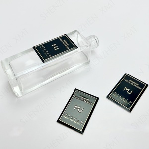 Etiquetas de Embalaje Personalizadas con Logotipo Metálico en Relieve 3D de Lujo para Diseño de Marca Privada, Velas y Perfumes - Product Image 3