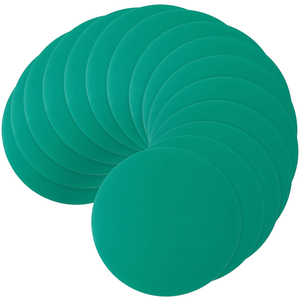 Disco de Lijado de Gancho y Bucle Verde de 9 Pulgadas, Sin Orificios, Papel de Lija Cerámico, Paquete de 10, Envío Gratuito en EE. UU., Envío Local en EE. UU. en 24 Horas - Product Image 1