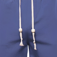 Short de bain vintage pour homme, taille mi-haute, en tissu tissé imperméable, élasthanne/polyester, séchage rapide, avec taille élastique