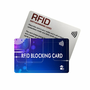 Bán buôn biểu tượng tùy chỉnh RFID/NFC chặn thẻ an ninh bảo vệ chống trộm 13.56MHz nhựa thẻ tín dụng bảo vệ - Product Image 3