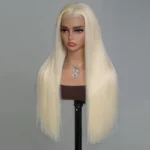 Perruque en cheveux vierges brésiliens Remy 613, longue, blonde, HD transparente, avec baby hair, pour femmes, densité 150%, vente en gros - Product Image 3