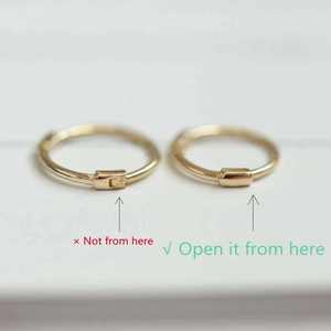 wholesale Real 9K Gold Mini Earrings for Women, Fashion Jewelry, New Design, kj360, 2021 - Product Image 4
