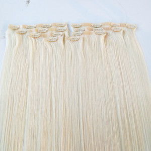 Peau Extensions De Cheveux De Haute Qualité <span class=keywords><strong>Sans</strong></span> Couture PU <span class=keywords><strong>Clip</strong></span> en - Product Image 4
