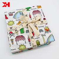 Zorn-tissu prédécoupé, lot de 6 pièces, fat quarter de tissu numérique, pour gâteaux
