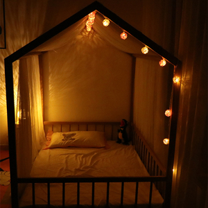 Lit Enfant en Bois Massif avec Barrière de Sécurité Lit au Sol Créatif pour Chambre d'Enfant Cabane dans les Arbres - Product Image 6