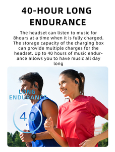 Tai nghe nhét tai thể thao BX30 TWS có móc tai, đạt chứng nhận CE FCC <span class=keywords><strong>BQB</strong></span>, siêu nhẹ 8.3g, lý tưởng cho hoạt động ngoài trời, du lịch, lái xe, kết nối không dây <span class=keywords><strong>Bluetooth</strong></span>. - Product Image 3